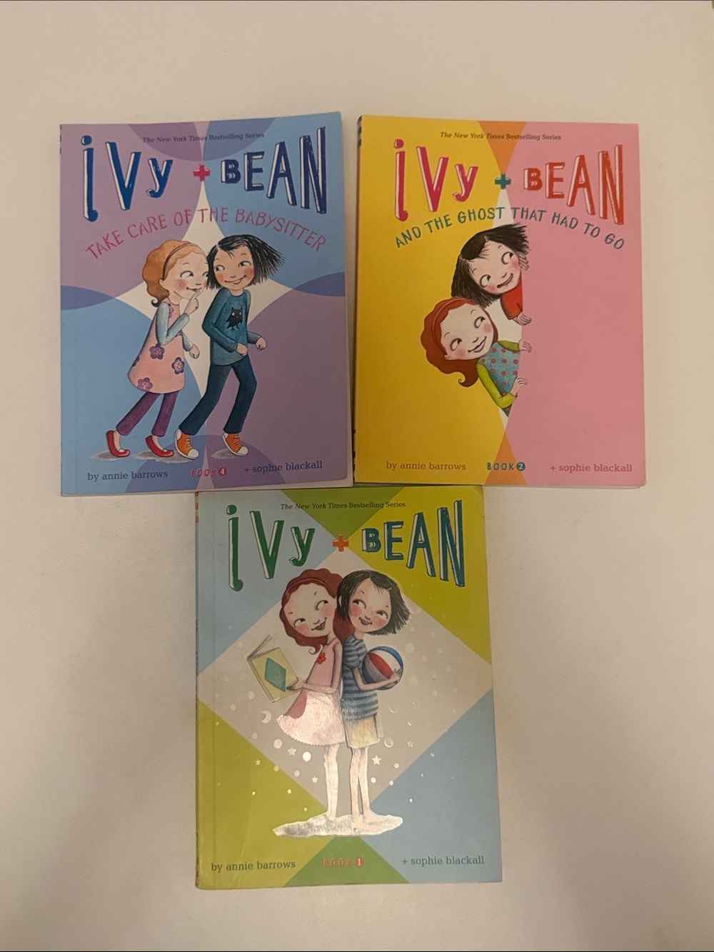 Netflix Ivy + Bean Book Set - Pink, Yellow, Blue